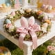 thumbnail image 5 of Decoraciones de Pascua, Adornos de Pascua, Regalos de Pascua Orejas de conejo con lazo Decoraciones de Pascua Lazo de vellón, 5 of 6