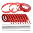 thumbnail image 1 of Shisuyan Légumes en Acier Inoxydable Rouge 10 Rouleaux pour Serre 2.75x2.75x0.39 Po, 1 of 8