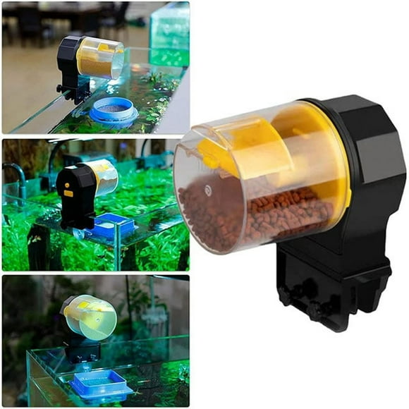 Deals of The Day Clearance! Automatic Fish Tank Feeder, Goldfish Tank Timer Feeder, Self-feeding System for Aquariums, Fish Food Dispenser, Automated Fish Feeding Solution
