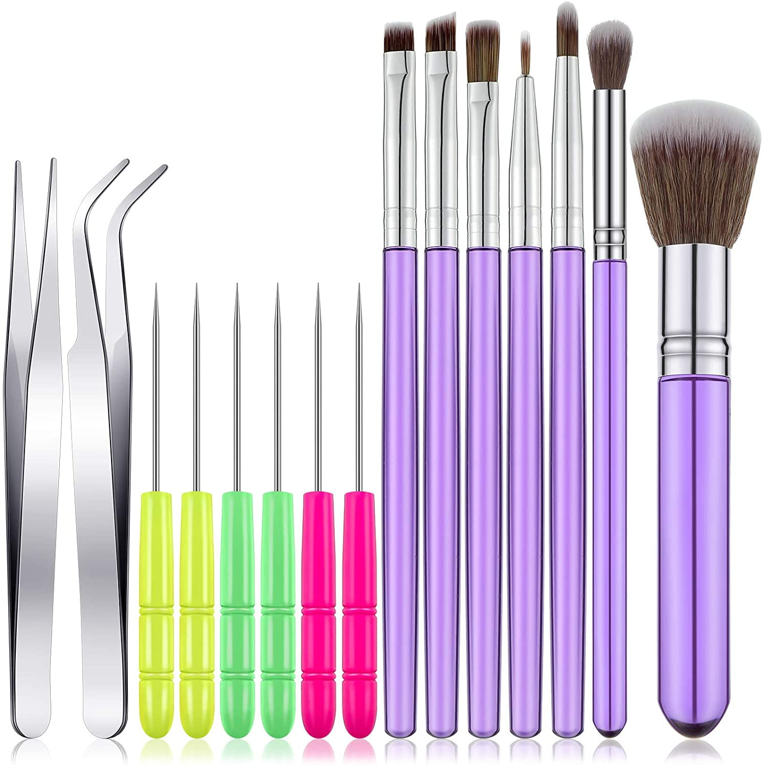 15 Pieces Cake Decorating Tool Set Cookie Decoration Brushes Cookie Scriber Need 