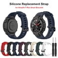 thumbnail image 2 of Silicone Replacement Band For  T Rex Smartwatch Soft Breathable Strap Install Tools, 2 of 8