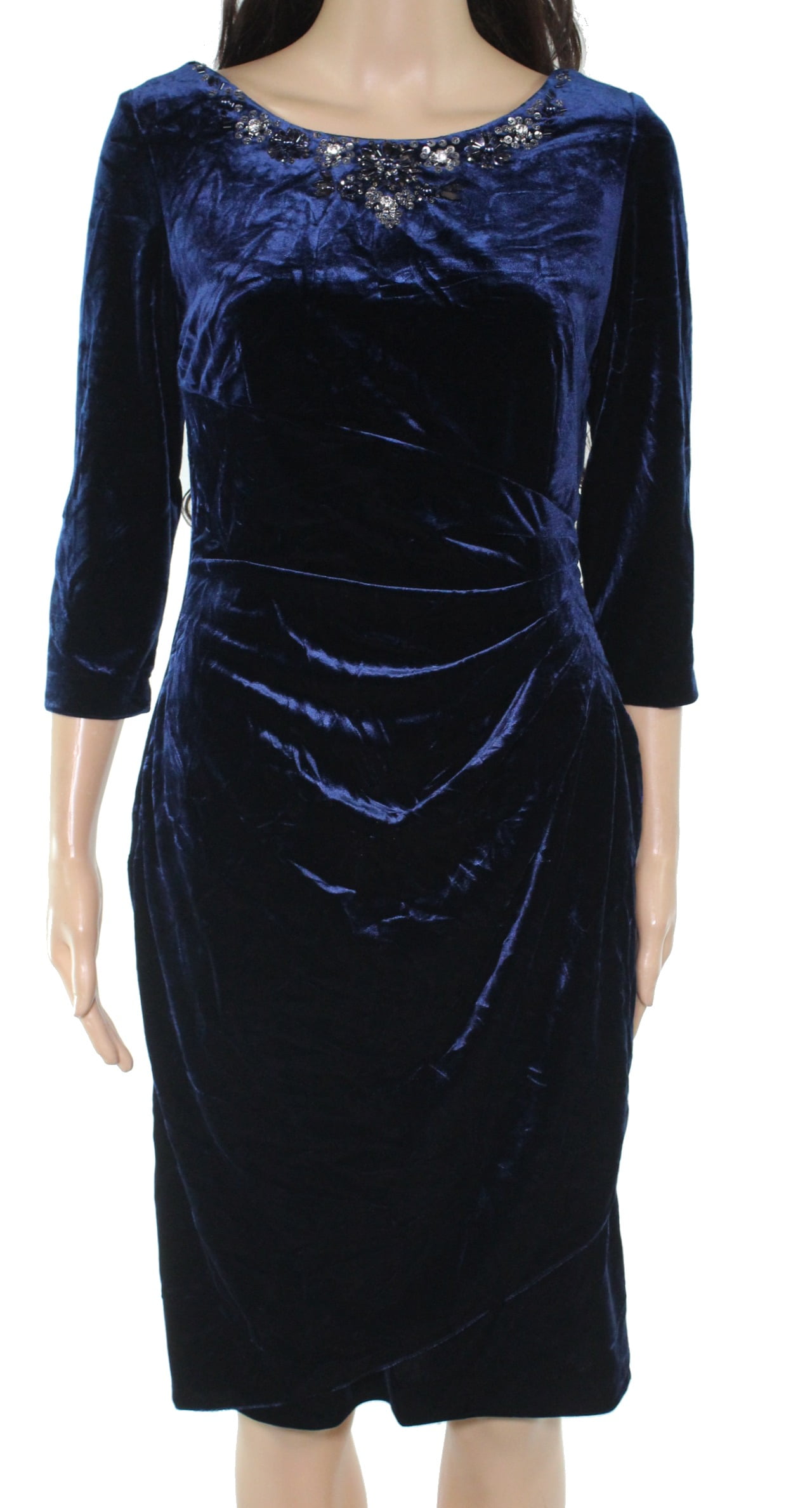 velvet rhinestone dress