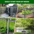 thumbnail image 1 of Hardware Cloth – 1/2" 72x100 ft Galvanized Wire Mesh – Chicken Fencing – Garden, Poultry, Rabbit & Snake Barrier – Black, 1 of 6