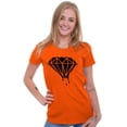 thumbnail image 3 of Diamond Dripping Fashionable Girly Womens Slim Fit Graphic Tee Brisco Brands X, 3 of 5