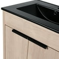 thumbnail image 3 of Bathroom Vanity 24 Inch Freestanding With Black Ceramic Basin & Soft-close Cabinet - Modern Part Plywood Component Doors, 3 of 7