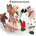 thumbnail image 3 of 8 Pcs Big Animal Figurines Toys,Farm Realistic Plastic Animals Playset,Educational Preschool Learning Toy Playset for Kids Toddlers, 3 of 7