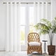 thumbnail image 2 of Cortinas transparentes NICETOWN con ojales no transparentes, color blanco, 213 x 132 cm, 2 of 9