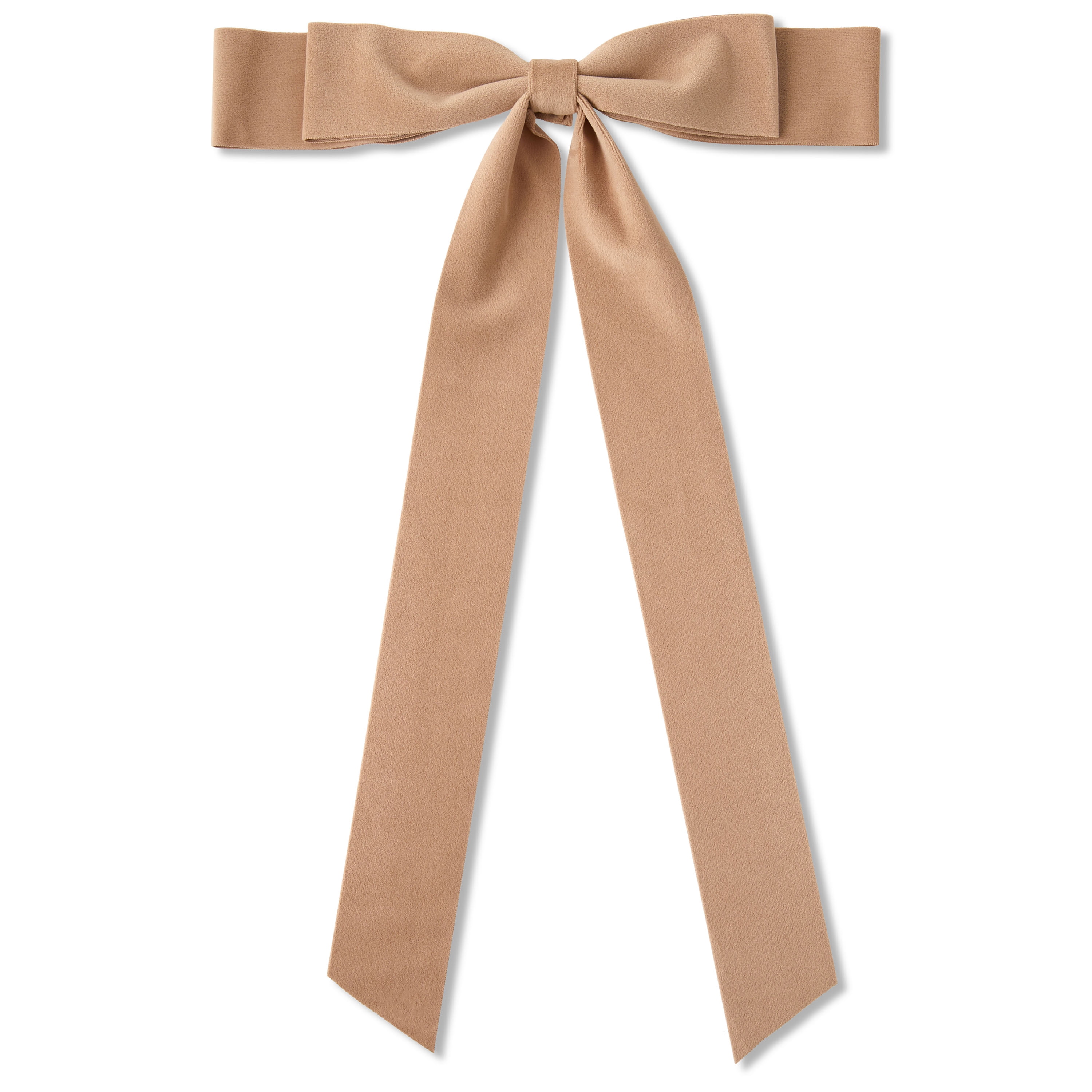 Taupe Floppy Suede Decorative Christmas Bow, 18", by My Texas House
