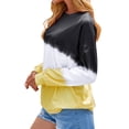 thumbnail image 5 of Xuanfei Women Casual Long Sleeve Round Neck Colorblock Sweatshirts, 5 of 8