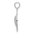 thumbnail image 2 of Finest Gold Sterling Silver Jamaica Round Circle with Shell Pendant, 2 of 3