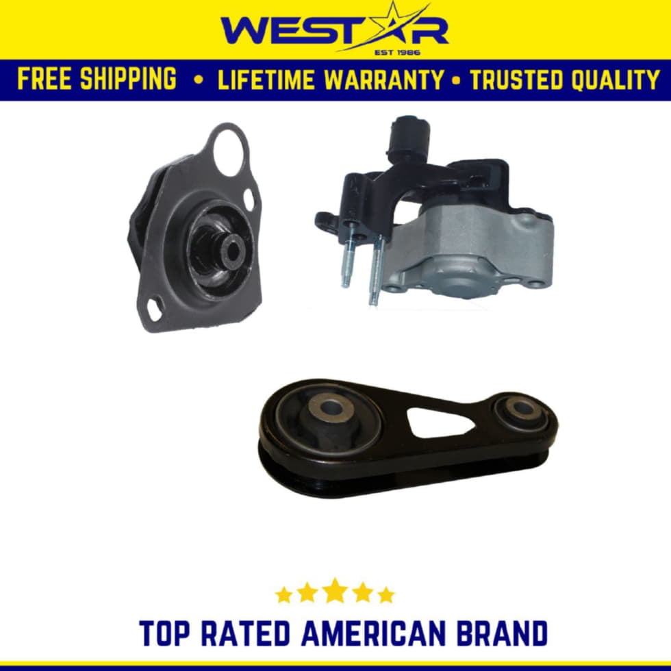 Engine & Transmission Mount set Compatible for 20042009 Toyota Prius 1