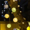 thumbnail image 4 of Cadena de luces con bolas de algodón y tecnología LED de bajo consumo, un toque acogedor y elegante para la iluminación nocturna decorativa de su hogar (3,1 m), 4 of 5
