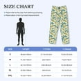 thumbnail image 6 of Kdxio Lilies Flowers Print Men's Sleep Pajama Pant Lounge Pants with Pockets, 6 of 8