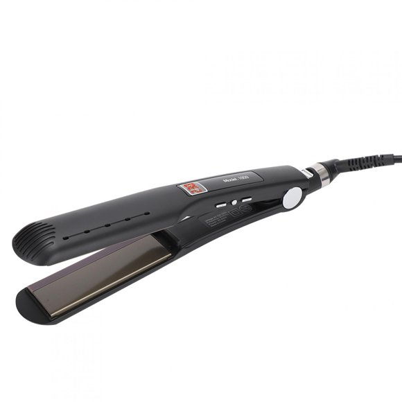Plancha Para Alisar El Cabello Eléctrica, Plancha Para El Cabello, Protección Antiescaldaduras, Interruptor Tipo Empuje, Varios Tipos De Cabello Para Peluquería, Barbería,