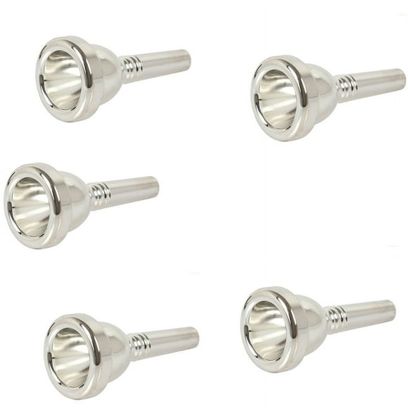 5X 12C Small Trombone Silver Mouthpiece New