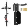 thumbnail image 1 of Garage Wall Mount Bike Rack Vertical Bike Display Hanging Hook Garage Wall Hanger for Helmet Universal Bicycle Parking Rack, 1 of 7