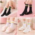 thumbnail image 4 of COOPLUS Women Crew Socks 6 Pairs, Cushioned Athletic Running Breathable Casual Gym Socks for Women, 4 of 10