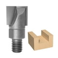 thumbnail image 2 of koolsoo 0.39inch Bottom Cleaning Router Bits Flat End Enraving Slotting Milling Cutter 10x18mm, 2 of 9