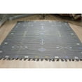 thumbnail image 5 of EORC EI03GY4X6 Hand-Knotted Cotton  Flat Weave Rug, 4' x 6', Gray Area Rug, 5 of 5