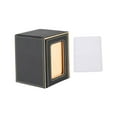 thumbnail image 1 of DYNWAVECA Card Deck Box Card Deck Storage Box, Transparent Window Album Card Holder Case Card Cards Case TCG Cards Protector Decks Case black khaki, 1 of 10