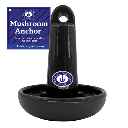 Greenfield Products 10 lb Black Mushroom Boat Anchor