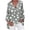 DT-Gray, variant on Women's V-Neck Polka Dot Long Sleeve Blouse - Patterned, Loose Fit, Casual Daily & Weekend Wear,Red