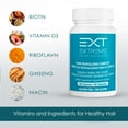 EXT Hair Loss Supplements with Biotin, Revitalizing Complex with Hair