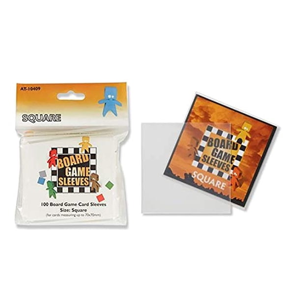 Arcane Tinmen Fundas para juegos de mesa, 100 unidades, tamaño cuadrado, paquete individual