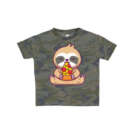 

Inktastic Sloth Pizza Gift Toddler Boy or Toddler Girl T-Shirt