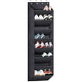 thumbnail image 1 of Organizador de zapatos SLEEPING LAMB de 8 niveles para colgar sobre la puerta, negro, 1 of 7