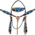 thumbnail image 2 of Hilason Western Horse Headstall Breast Collar Set American Leather, 2 of 2