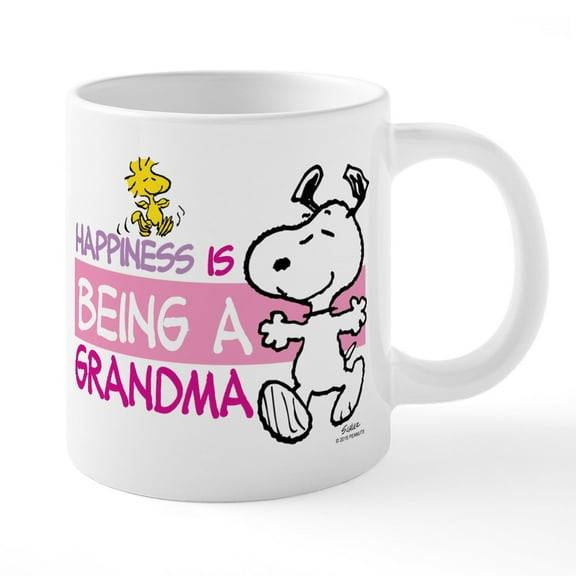 CafePress - Happinessisgrandma - 20 Oz White Ceramic Mega Mug