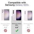 thumbnail image 2 of JETech Slim Fit Case for Samsung Galaxy S23+ / S23 Plus 5G 6.6-Inch, Soft TPU Thin Protective Phone Cover with Matte Finish, Shockproof (Light Purple), 2 of 7