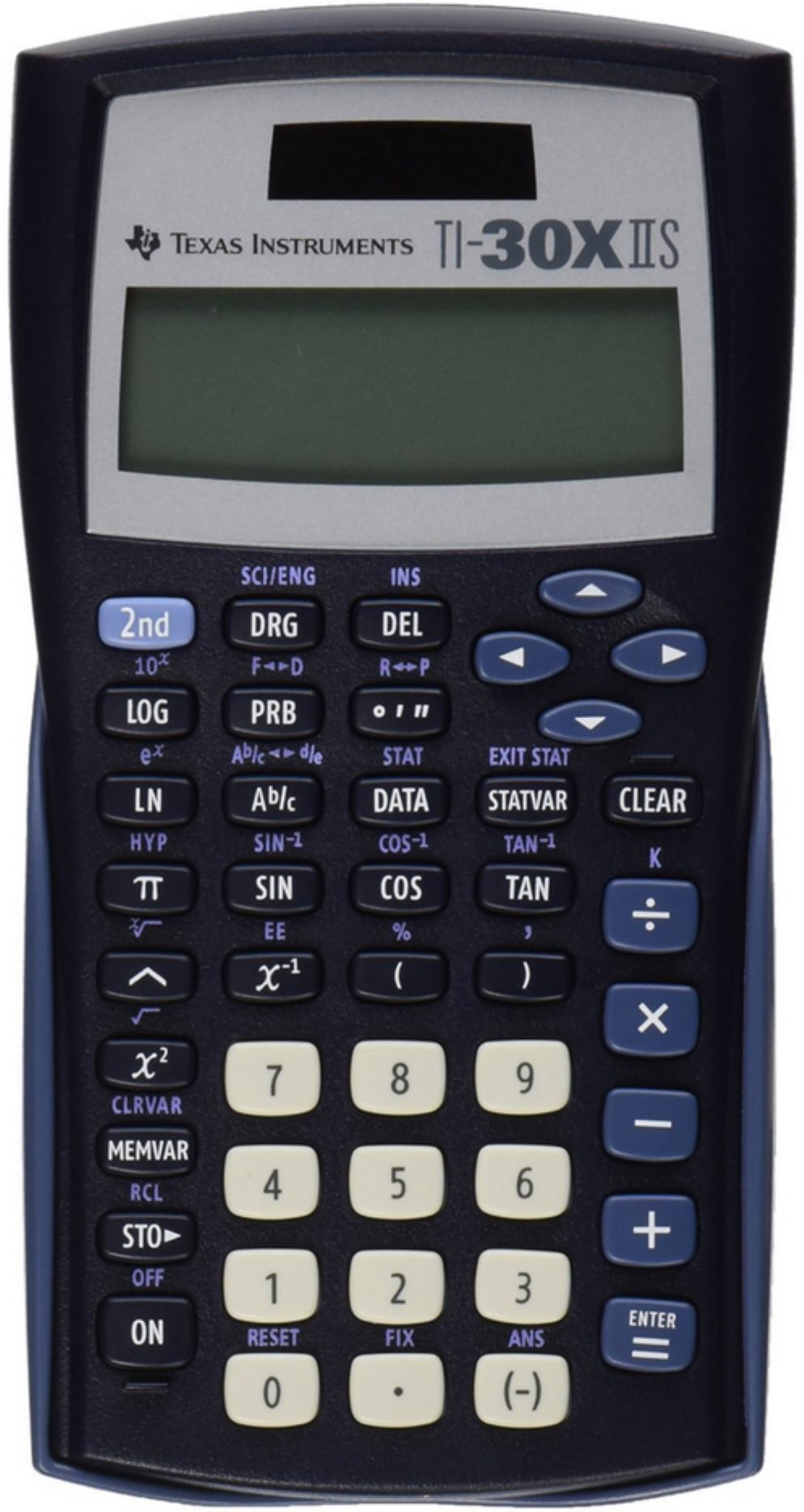 Texas Instruments TI-30X IIS 2-Line Scientific Calculator Dark Blue