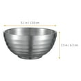 thumbnail image 2 of ifundom Retro Style Double Layered Stainless Steel Soup Bowl for Home Kitchen Tableware and Stylish, 2 of 6