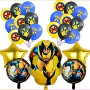 Wolverine X-men Balloons Birthday Party Supplies Decor Fans Set Decorations Kit