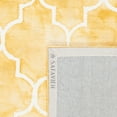 thumbnail image 5 of Safavieh Dip Dye Calanthe Geometric Wool Area Rug, Gold/Ivory, 6' x 9', 5 of 9