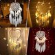thumbnail image 4 of Atrapasueños LED, Atrapasueños De Plumas Hecho A Mano Atrapasueños Luminoso para Dormitorio Decoración del Hogar Colgante De Pared Decorativo Móvil Niñas Regalo para Niños Blanco, 4 of 5