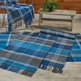 thumbnail image 2 of Park Designs Rainy Lake Blue and Gray Chindi Rag Rug Runner 2 ft x 6 ft, 2 of 3
