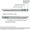 thumbnail image 5 of HP Envy 13 Laptop, 13.3" FHD 1080p Touchscreen, i7-1165G7 EVO, 8GB DDR4 RAM, 1TB SSD, Webcam with Shutter Switch, Backlit Keyboard, Fingerprint Reader, WiFi 6, Bluetooth 5, Windows 10 Home, 5 of 5
