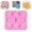 Pink, variant on PLYZLE Dog Treat Molds Silicone – Frozen Dog Treat Molds for Baking and Freezing with Bone & Puppy Paw Shapes, Easy Release – Non-Stick Molds for Broth, Ice & Homemade Snacks(Pink)