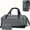 Gray, variant on Unisex Large Capacity Travel Duffel Bag - Shoe Compartment & Wet Pocket, Adjustable Strap for Gym/Business/Vacation