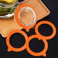 thumbnail image 4 of Jar Seals Gaskets - 10 Pcs/Set, Easy to Replace, Food Grade, Environmentally Friendly, Portable, Sealing Rings, Leak Proof, O Shape, No Odor, Lightweight Mason Jar Silicone Ring for Home, 4 of 8
