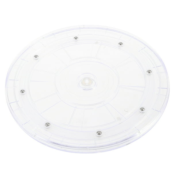 Bandeja organizadora giratoria de plástico de 9 pulgadas para gabinetes de cocina, despensas o encimeras.