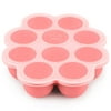 KeaBabies Prep Silicone Baby Food Freezer Tray, 2oz x 10 Silicone Freezer Molds (Blossom)