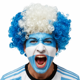 thumbnail image 1 of Peluca Para Adultos Aficionados De Futbol Soccer Albiceleste, 1 of 5