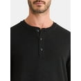 thumbnail image 2 of George Men's& Big Men's Double Knit Henley, Sizes S-3XL, 2 of 5