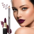 thumbnail image 3 of Khasana Lipstick & Lip Liner Set, Matte, Soft and Smooth Lip Color Kit, Vitamin E & C Infused for Nourishment, Hydration & Protection, Long Lasting, Color Matched Gift Set, 3 of 11
