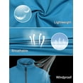 thumbnail image 6 of Little Donkey Andy Women's Lightweight Windbreaker Jacket Breathable Windproof Spring Fall Summer Jacket Hiking Running Golf UPF50+ Blue XXL, 6 of 7