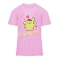 thumbnail image 3 of Pack de 2 Playeras para Niña, con Estampados de Pompompurin y Corazones Multicolor Talla 6, 3 of 7